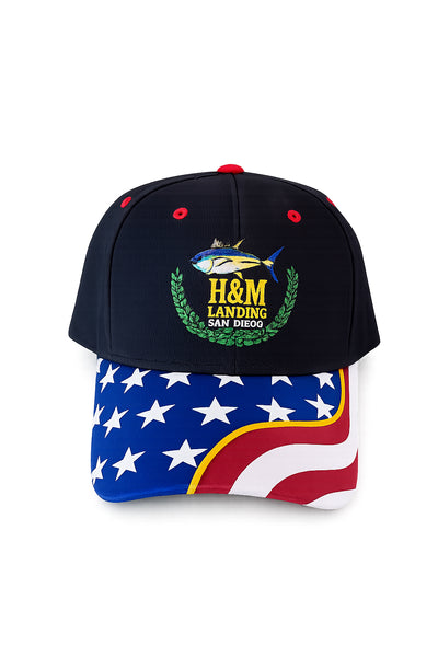 US Flag 6 Panel Hat